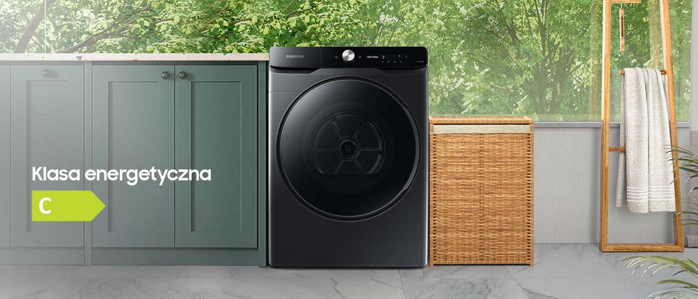 klasac v1 Suszarka Samsung DV16DG8600BVU4 w klasie energetycznej C - dostępna w MediaExpert