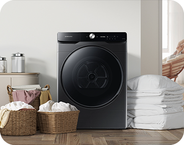 suszarka Samsung DV16DG8600BVU4 – aż 16 kg pojemności dla maksymalnej wygody suszenia dużych wsadów.