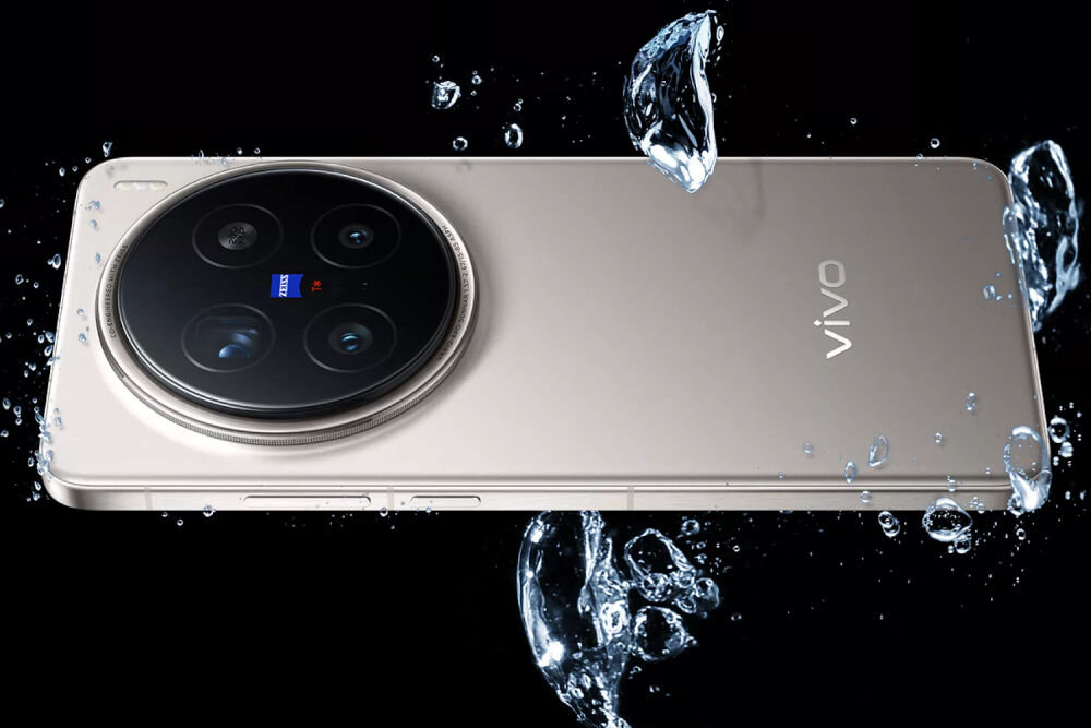 Smartfon VIVO X200 Pro 5G 16/512GB 6.78 120Hz Tytanowy szkło armor glass certyfikat IP68 ochrona przed wodą przed pyłem