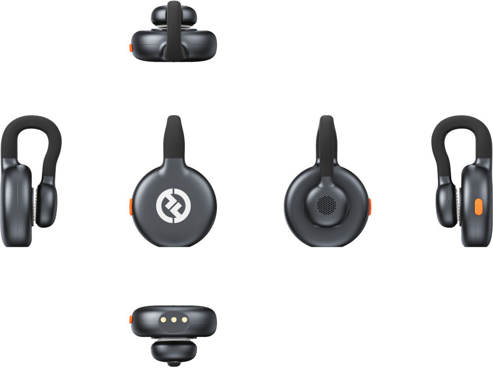 System bezprzewodowy HOLLYLAND Lark M2S USB-C Duo prezentacja mikrofonu z każdej strony na białym tle obsługa wysokiego poziomu SPL dźwięk o dużej głośności koncerty wydarzenia sportowe dynamiczne sceny czystość szczegółowość