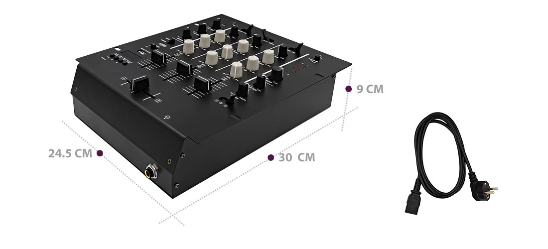 mikser audio MUSICMATE MM-DJ200 MixMaster zestaw