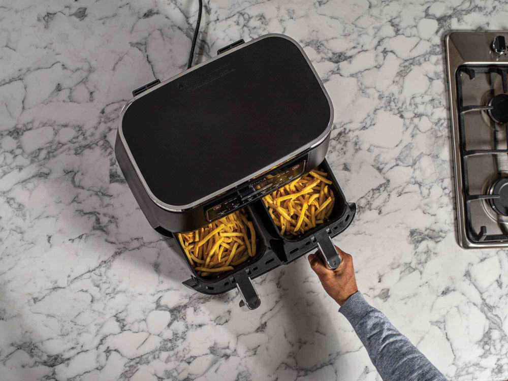 Frytkownica beztluszczowa NINJA Foodi AF300EU Air Fryer z podwojnym koszem mniej tluszczu