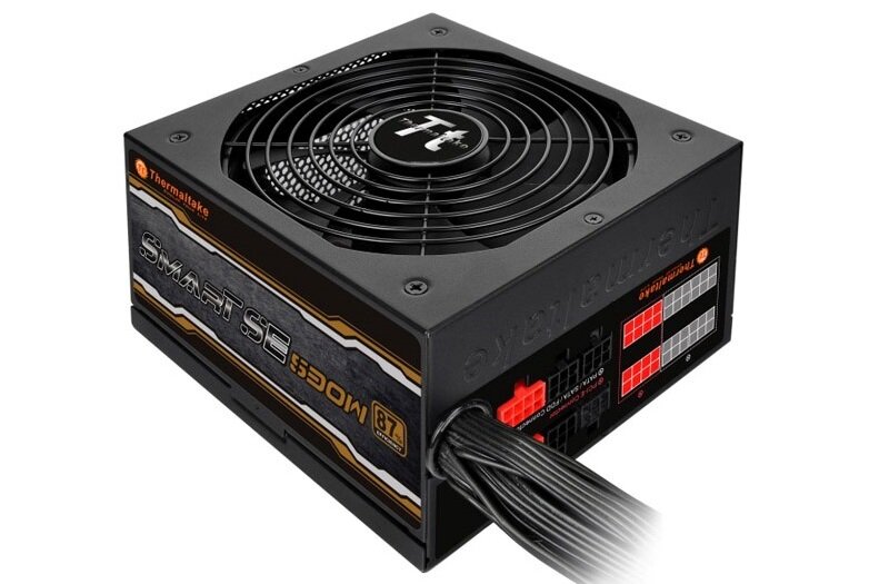 Zasilacz THERMALTAKE Smart SE 530W Bronze - stabline zużycie energii wydajny zasilacz zaawansowane technologie