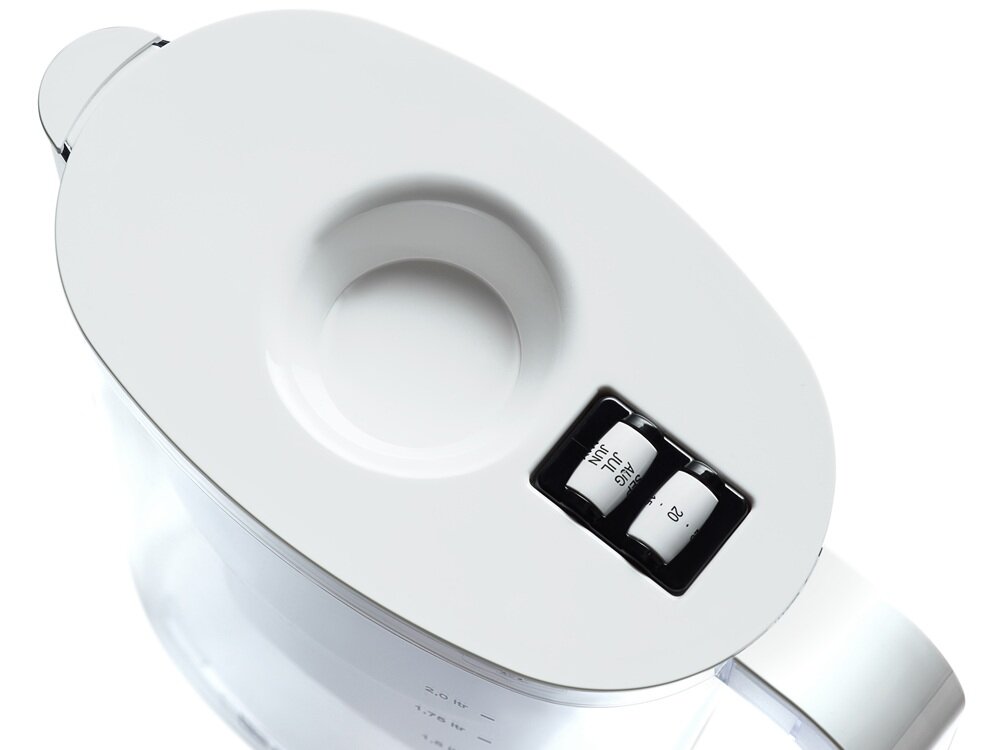 Dzbanek filtrujący BWT Vida + 1 wkład MG2+ Biały konstrukcja Easy-Fill, kompaktowy rozmiar, wygodne przechowywanie, ręczny wskaźnik wymiany filtra