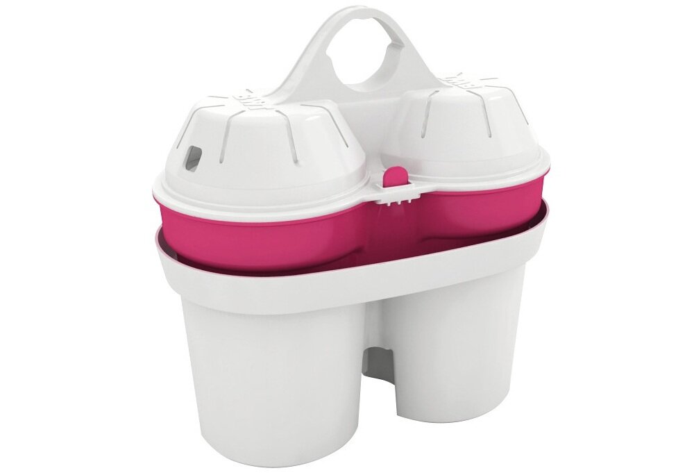 Dzbanek filtrujący BWT Aqualizer Home +1 wkład MG2+ Różowy oczyszczanie wody z chloru i innych zanieczyszczeń, wsparcie organizmu, dostarczanie magnezu