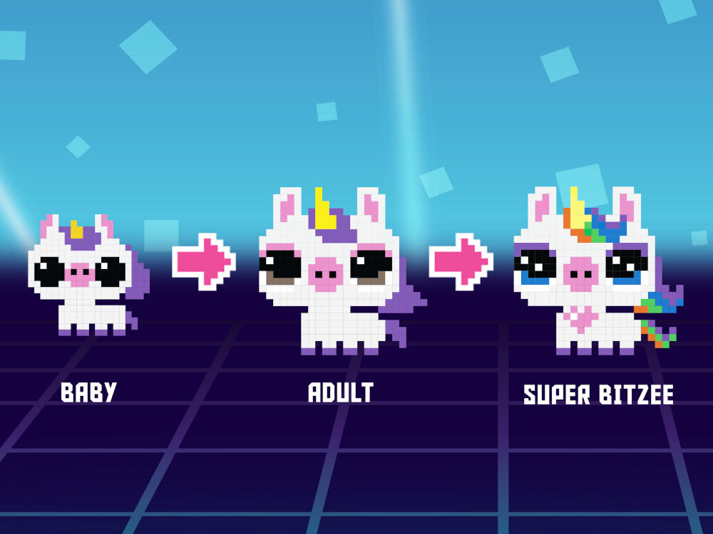 Zabawka interaktywna SPIN MASTER Bitzee Zwierzątko Magicals 6069066 opieka zabawa rozwój postaci