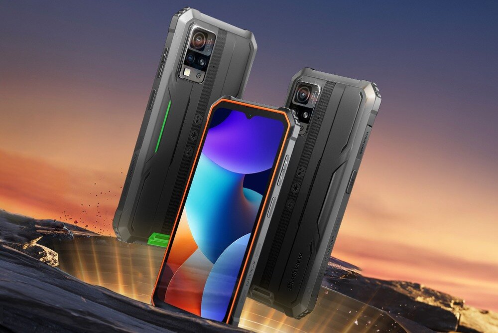 Blackview BV4800 Pro wytrzymały smartfon pancerny solidna konstrukcja matowa obudowa pewny chwyt