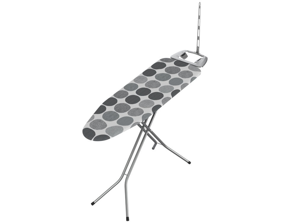 Deska do prasowania RORETS Athena Dots Grey 120 x 38 cm efektywne prasowanie deska kolorowy wzór siatkowy blat