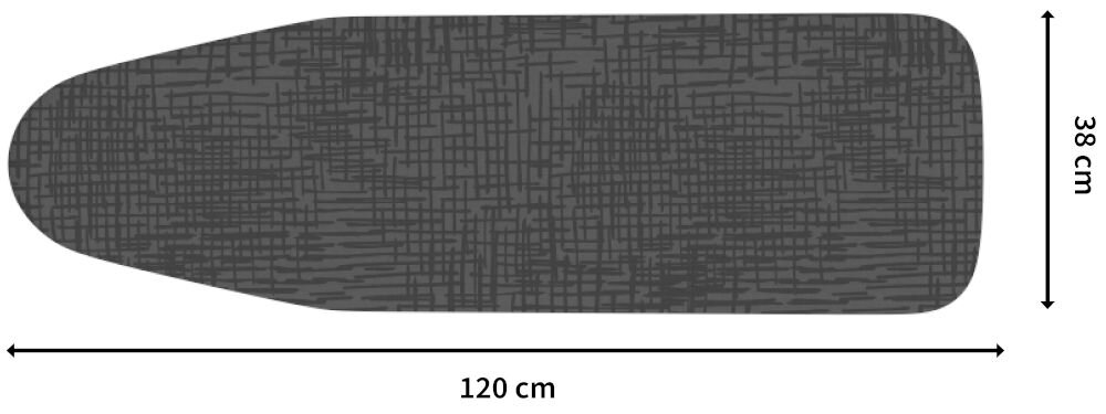 Deska do prasowania RORETS Athena Structure Grey 120 x 38 cm blat wymiary 38 x 120 cm z metalowej siatki komfort użytkowania siatkowa struktura wspomaganie przepływu pary poprawa jakości prasowania szybszy proces prasowania bardziej wygładzane ubrania starannie lepsze odprowadzanie wilgoci przyspieszony proces suszenia gniazdo elektryczne przedłużacz 2 m wygoda