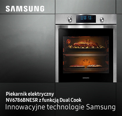 Piekarnik elektryczny z funkcją Dual Cook