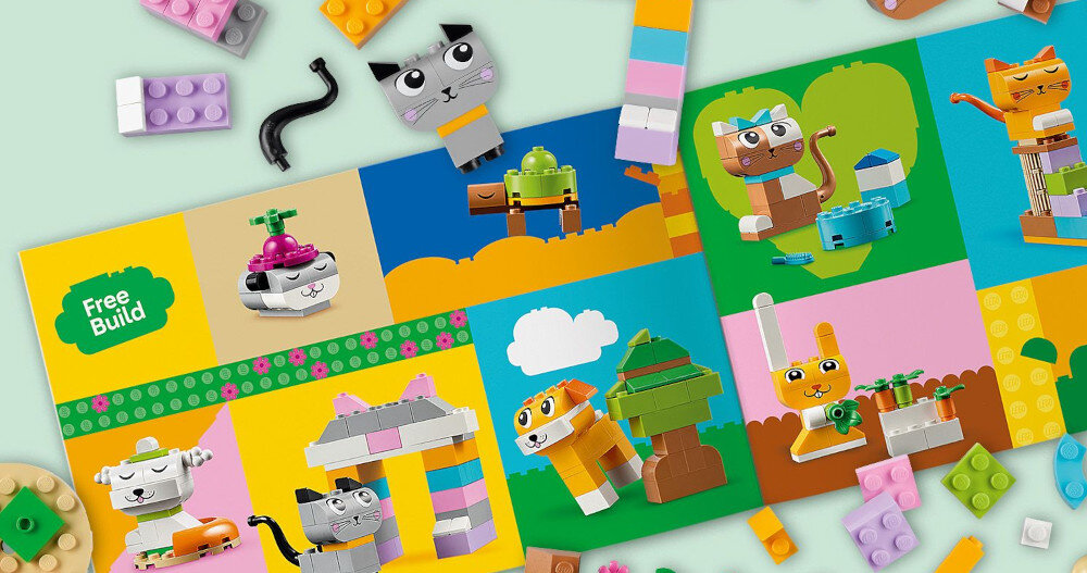 KLOCKI LEGO CLASSIC KREATYWNE ZWIERZĄTKA 11034 inspiracje budowa modele instrukcje