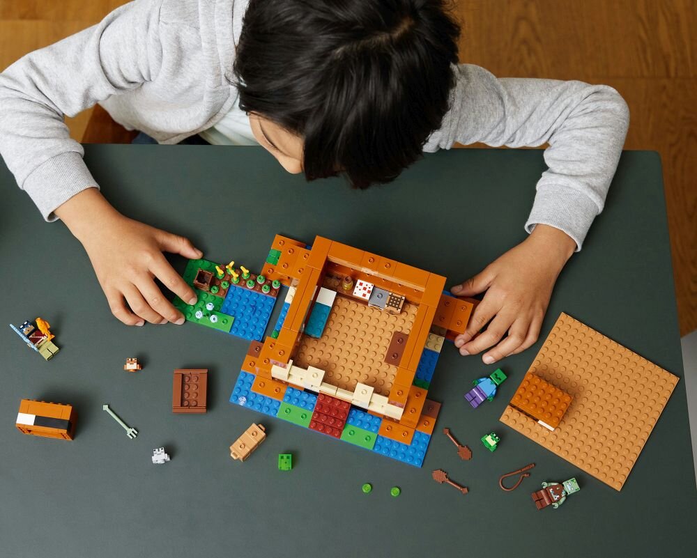 LEGO 21256 Minecraft Żabi domek klocki elementy zabawa łączenie figurki akcesoria figurka zestaw