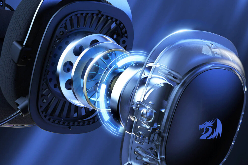 Słuchawki REDRAGON Zeus H510 Pro RGB design komfort lekkość dźwięk jakość wrażenia słuchowe ergonomia lekkość sport aktywność podróże czas pracy działanie akumulator