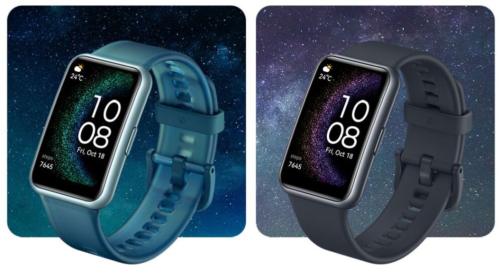 Smartwatch HUAWEI Watch Fit SE ekran bateria czujniki zdrowie sport pasek ładowanie pojemność rozdzielczość łączność sterowanie krew puls rozmowy smartfon aplikacja