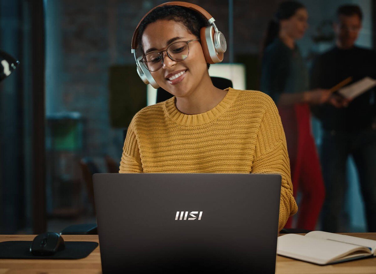 Laptop MSI Modern 15 B12MO 15.6 IPS i5-1235U 16GB RAM 512GB SSD Windows 11 Home dźwięk audio głośniki