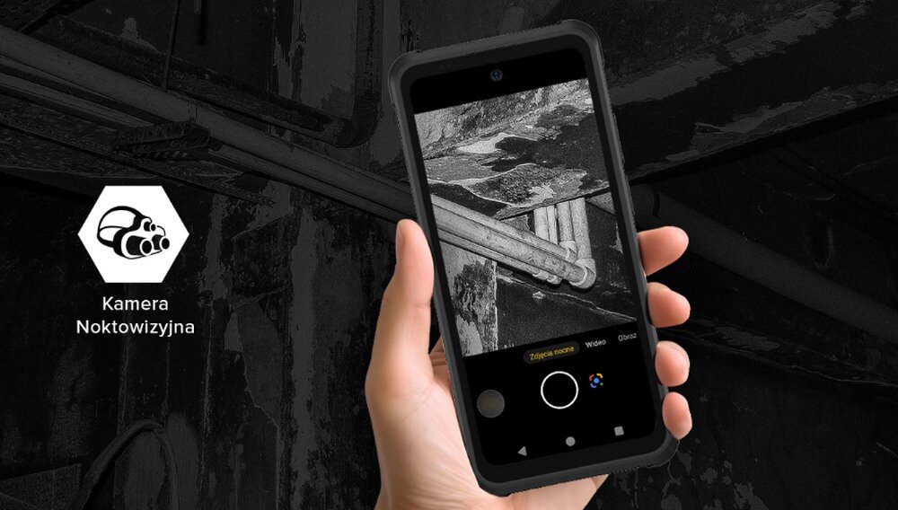 Smartfon MYPHONE Hammer Iron 6 tryb noktowizji z aparatem 20 Mpx noktowizja noc  