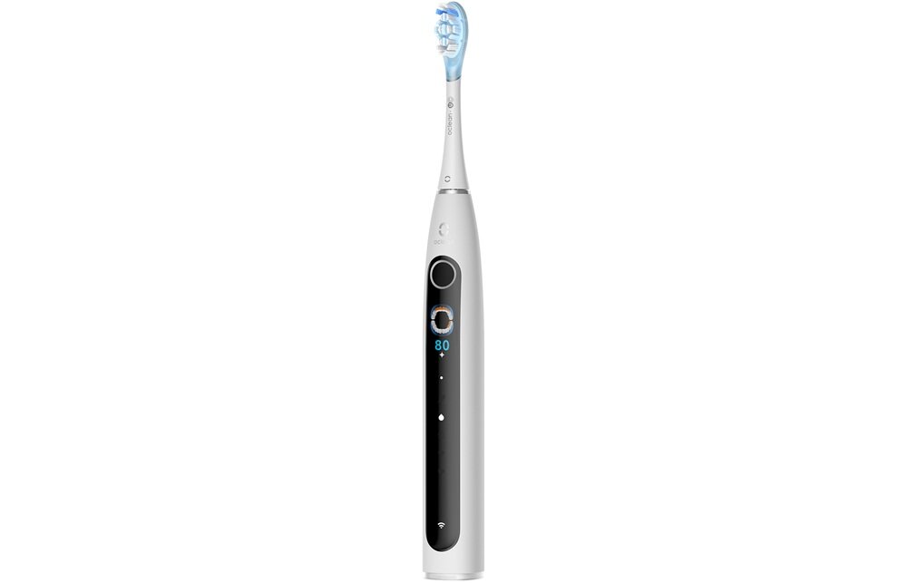 Szczoteczka soniczna OCLEAN X Pro 20 Biały mocny silnik, 12 stref szczotkowania, skuteczne czyszczenie jamy ustnej