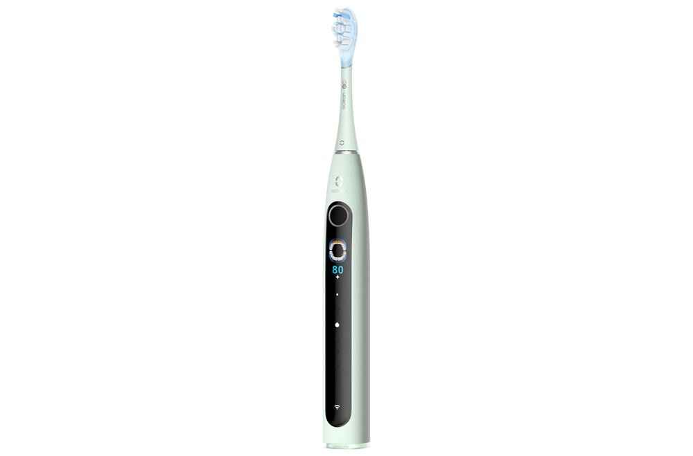 Szczoteczka soniczna OCLEAN X Pro 20 Miętowy szybki ruch oscylacyjny, większa powierzchnia szczotkowania, dokładniejsze czyszczenie