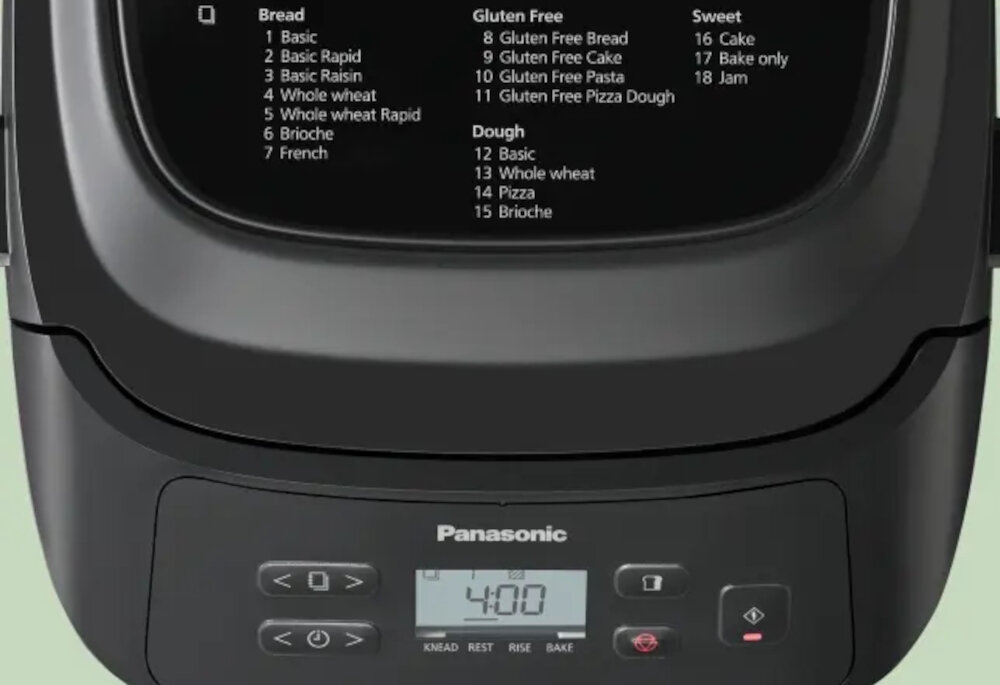 Wypiekacz do chleba PANASONIC SD-PN100KXE (30.7 x 25.5 x 29) Świeży smak codziennie zagniatanie, wyrastanie i pieczenie składniki program proces wysiłek czas bochenek