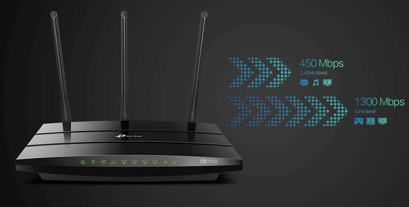 Router TP-LINK Archer C7 - 5 GHz