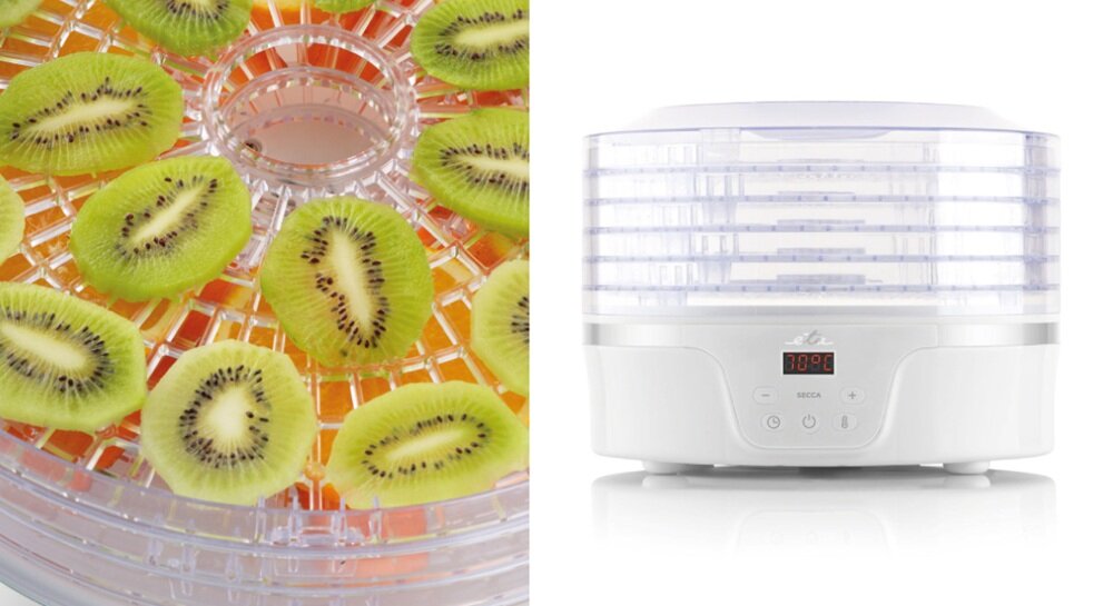 Suszarka do owoców ETA Secca 730190000 intuicyjne przyciski, wyświetlacz LED, regulacja temperatury