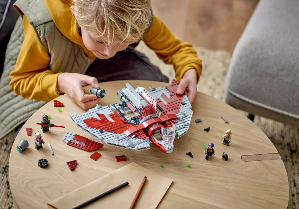 LEGO 75362 Star Wars Prom kosmiczny Jedi T-6 Ahsoki Tano zabawa edukacja rozwój wyposażenie kreatywność