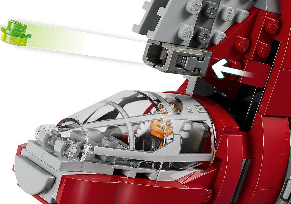 LEGO 75362 Star Wars Prom kosmiczny Jedi T-6 Ahsoki Tano zabawa edukacja rozwój wyposażenie kreatywność