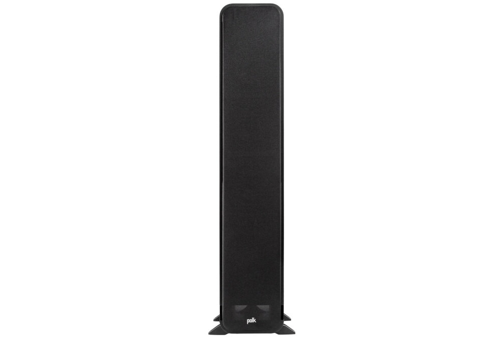 Kino domowe DENON AVR-X1800 + POLK AUDIO Signature elite ES60 + ES15 + ES35C -DENON AVR-X1800 Multi-Zone – niezależny dźwięk w wielu strefach, kolumna przednia od frontu na białym tle
