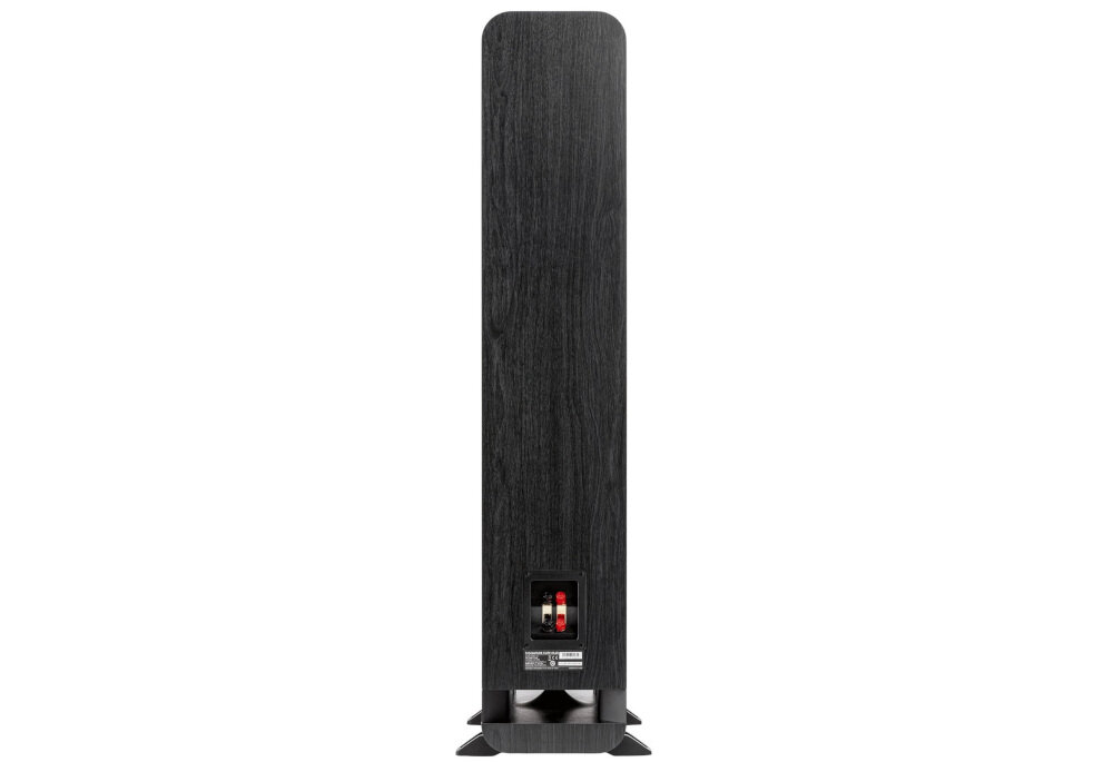 Kino domowe DENON AVR-X1800 + POLK AUDIO Signature elite ES60 + ES15 + ES35C -DENON AVR-X1800 – Wi-Fi, AirPlay2, DLNA, radio internetowe, streaming, kolumna przednia od tyłu na białym tle