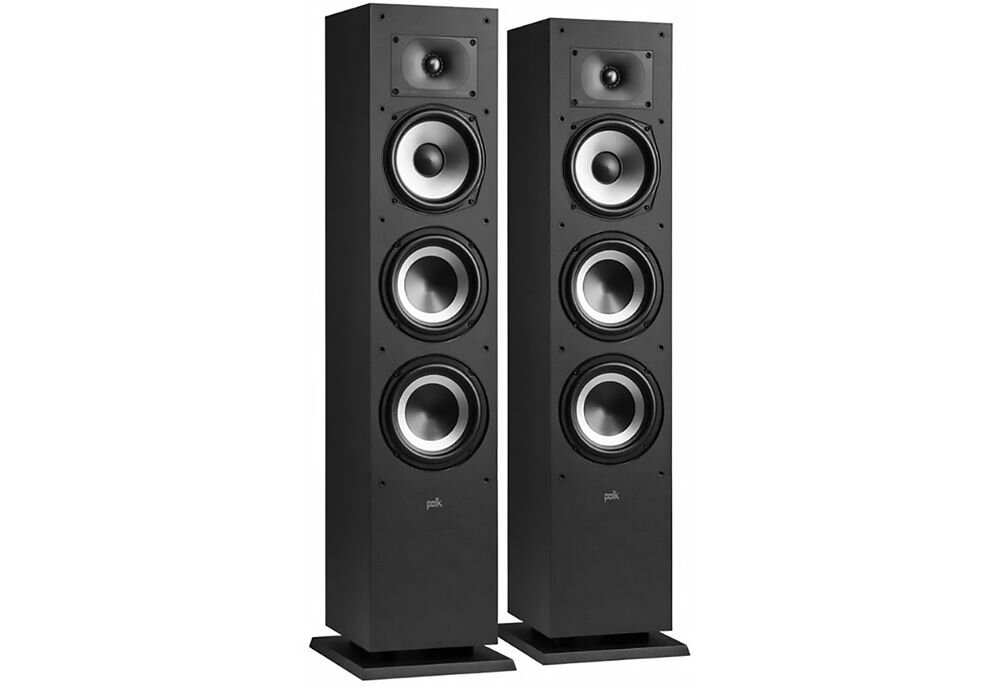 Zestaw kina domowego DENON AVR-X1800 + POLK AUDIO XT60/XT15/XT30C, kolumny przednie Monitor XT60, 200 W, 38 Hz 40 kHz, kolumny na białym tle