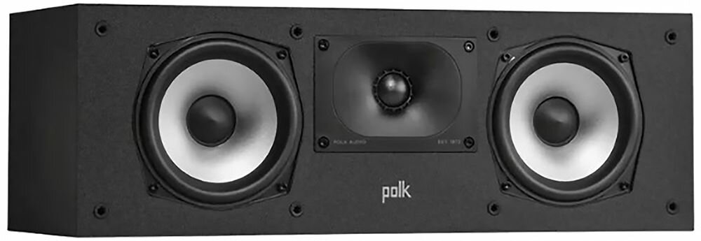 Zestaw kina domowego DENON AVR-X1800 + POLK AUDIO XT60/XT15/XT30C, kolumna centralna Monitor XT30C, 200 W, 55 Hz 40 kHz, kolumna na białym tle