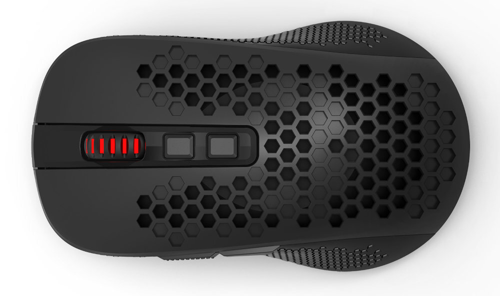 REDRAGON M694 HANA trzy tryby łączności Precyzyjny sensor o maksymalnej rozdzielczości 7200 DPI, 6 programowalnych przycisków kolorowe podświetlenie RGB