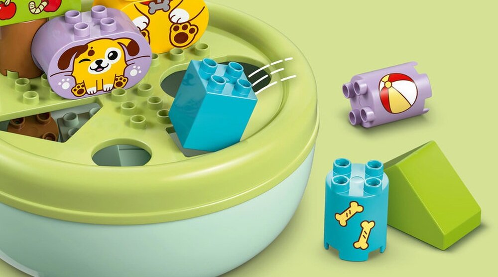 LEGO 10441 DUPLO Sorter kształtów: dom szczeniaczków  elementy opis konstrukcji wiek