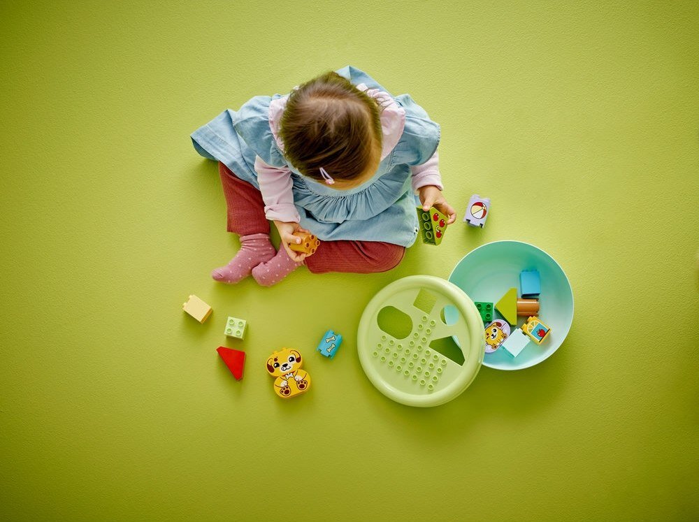 LEGO 10441 DUPLO Sorter kształtów: dom szczeniaczków zdolności manualne rozwój dziecka koordynacja umiejętności wyobraźnia