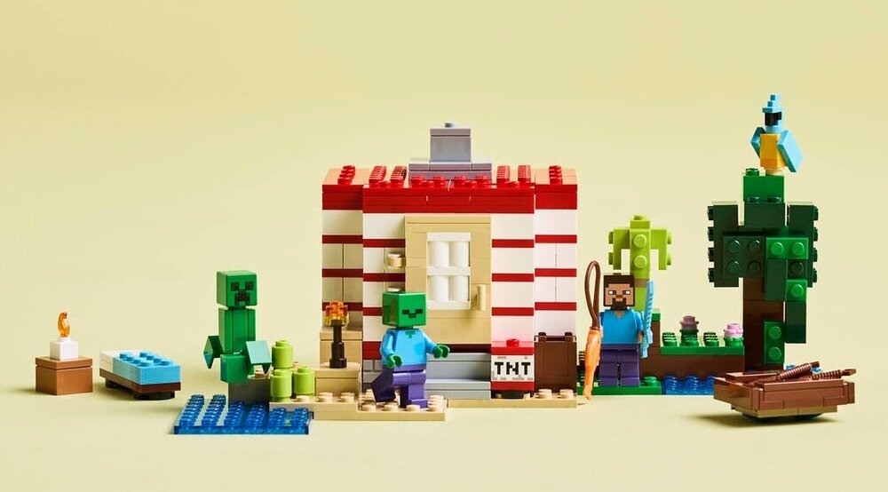 LEGO 21275 Minecraft Dom TNT w dżungli kv lifestyle początek opisu sekcja nagłówkowa