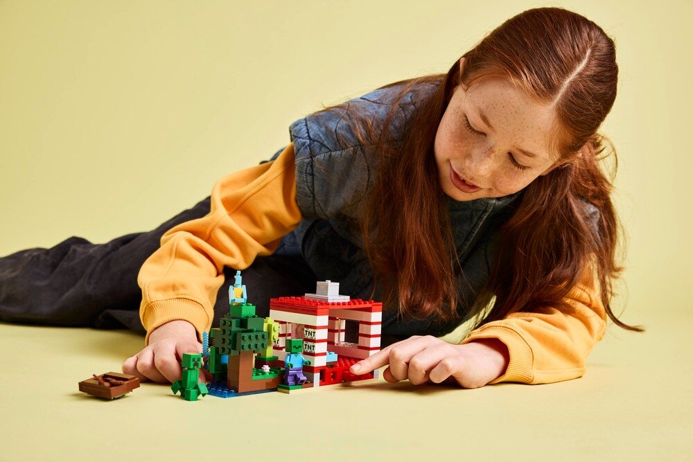 LEGO 21275 Minecraft Dom TNT w dżungli wiek elementy