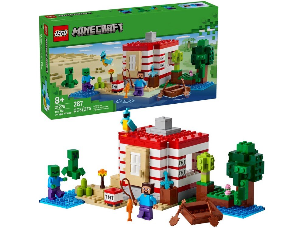 LEGO 21275 Minecraft Dom TNT w dżungli Zestaw