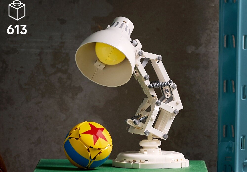 LEGO 21357 IDEAS Disney Pixar Luxo Jr. elementy opis konstrukcji wiek