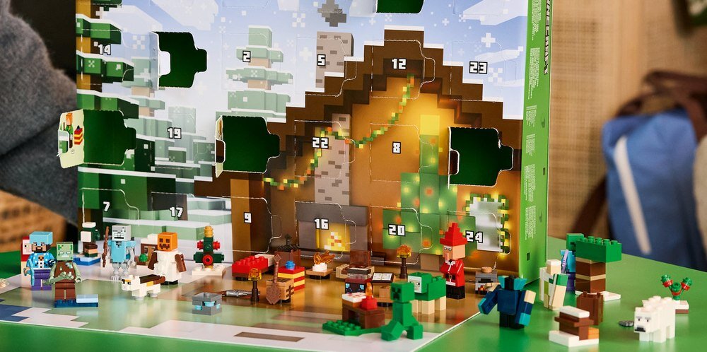 LEGO 21280 Minecraft Kalendarz adwentowy na 2025 rok dla dzieci  prezent Minifigurki