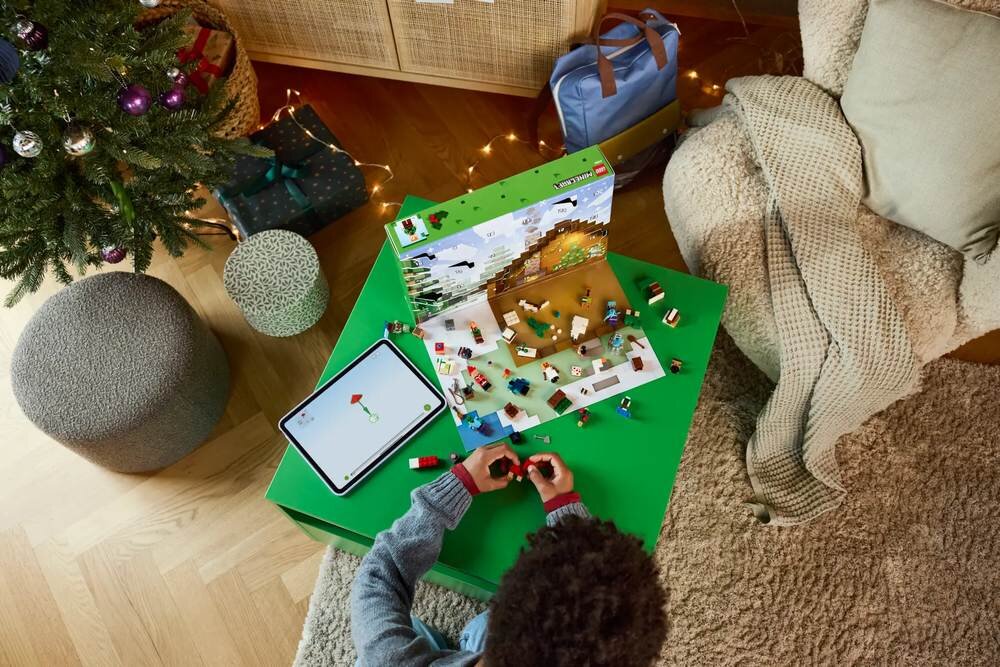 LEGO 21280 Minecraft Kalendarz adwentowy na 2025 rok dla dzieci  zdolności manualne rozwój dziecka koordynacja umiejętności wyobraźnia 
 