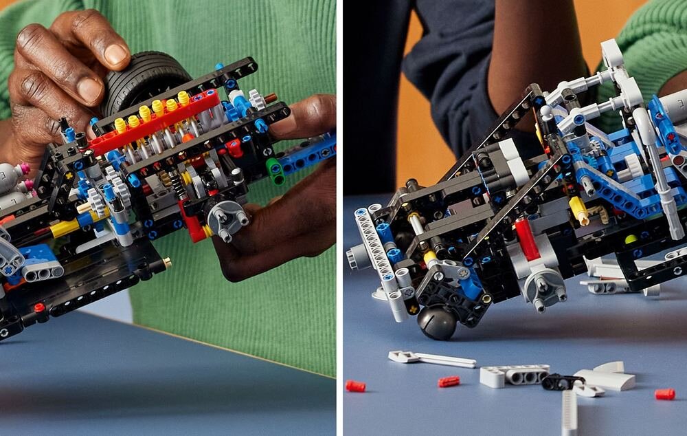 LEGO 42210 Technic 2 Fast 2 Furious Nissan Skyline GT-R (R34) relaks spędzanie czasu kreatywne myślenie koordynacja