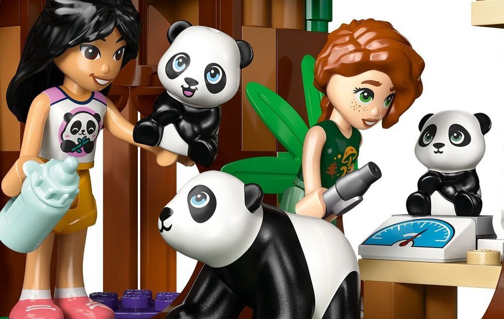 LEGO 42648 Friends Opieka nad pandami w rezerwacie Autumn i Liann akcesoria