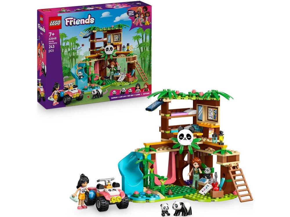LEGO 42648 Friends Opieka nad pandami w rezerwacie Zestaw