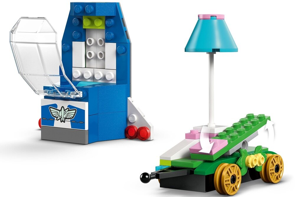 LEGO 43264 Disney Toy Story - Okolicznościowy pociąg i Pan Sterowany cztery minifigurki LEGO ǀ Disney