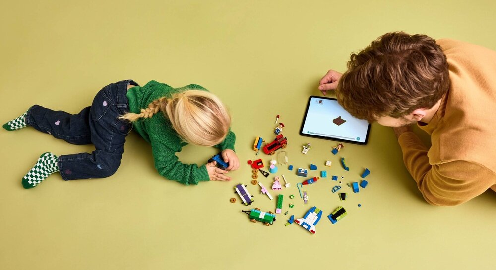 LEGO 43264 Disney Toy Story - Okolicznościowy pociąg i Pan Sterowany zdolności manualne rozwój dziecka koordynacja umiejętności wyobraźnia