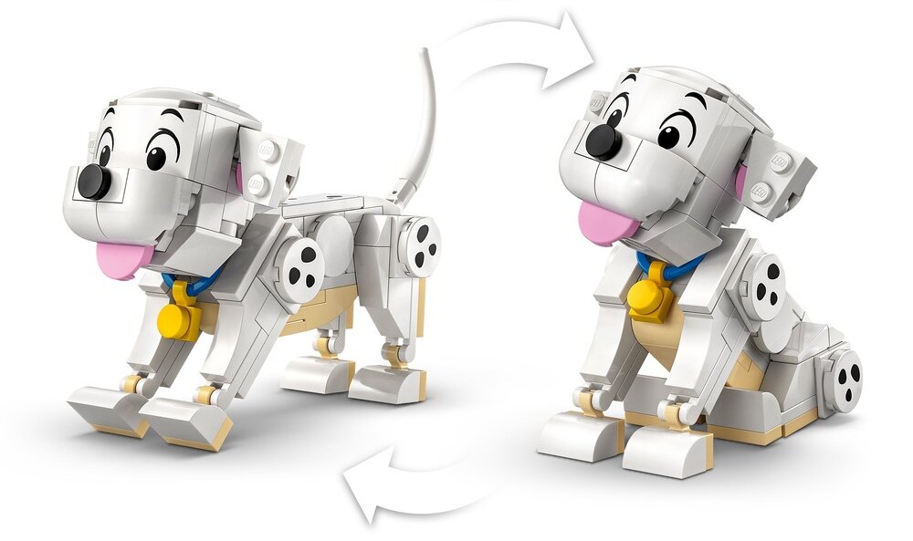 LEGO 43271 Disney Classic 101 dalmatyńczyków - Szczeniaczki Szczęściarz i Penny zabawa prezent