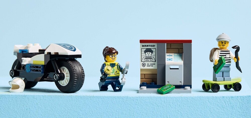 LEGO 60455 City Pościg na motocyklu policyjnym kv lifestyle początek opisu sekcja nagłówkowa
