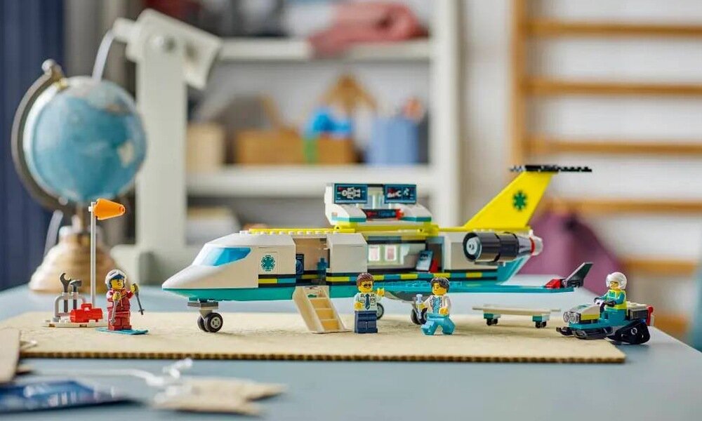 LEGO 60465 City Samolot pogotowia ratunkowego kv lifestyle początek opisu sekcja nagłówkowa