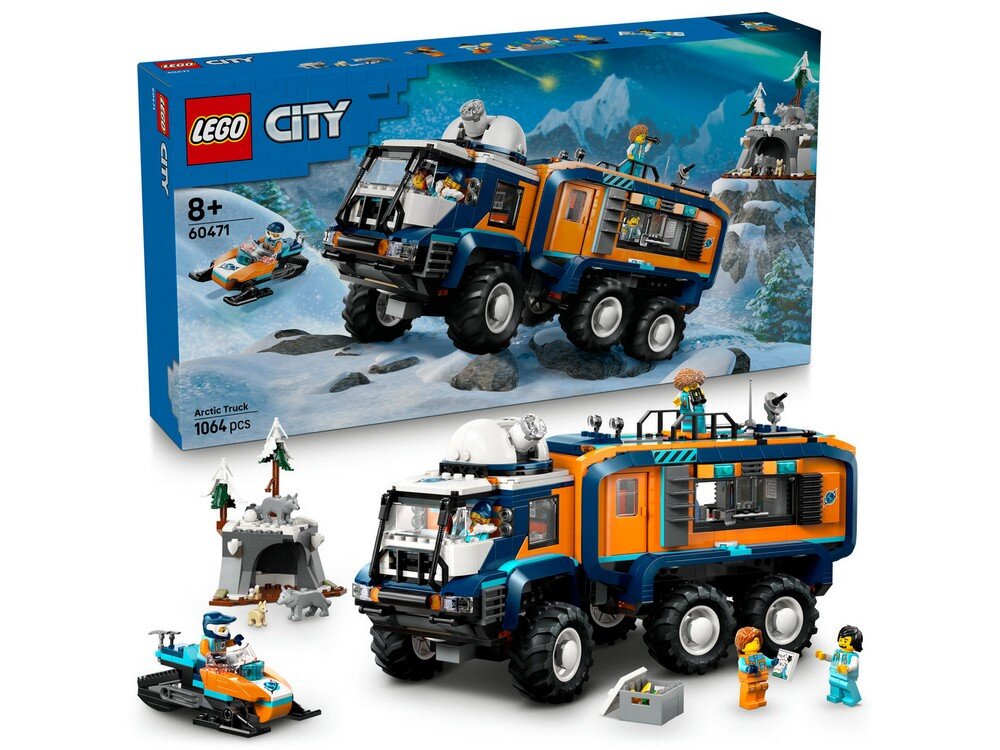 LEGO 60471 City Ciężarówka z laboratorium arktycznej odkrywczyni Zestaw