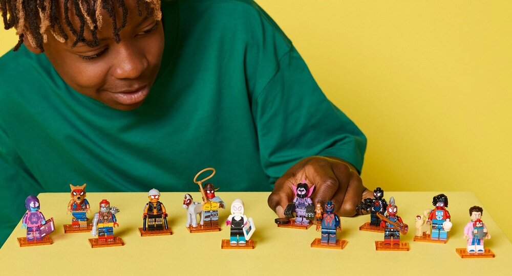 LEGO 71050 Minifigures Spider-Man: Poprzez multiwersum (1 figurka) elementy opis konstrukcji wiek
 